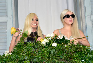 Donattela Versace et Lady Gaga Donattela Versace et Lady Gaga